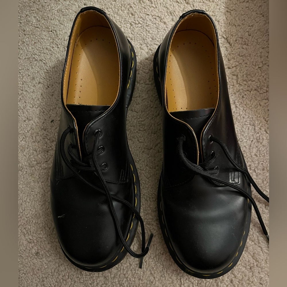 1461 Black Dr. Martens shoes. Size 8